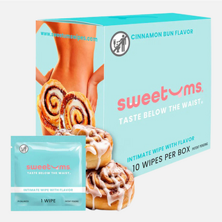 Sweetums Intimate Wipes - Cinnamon Bun