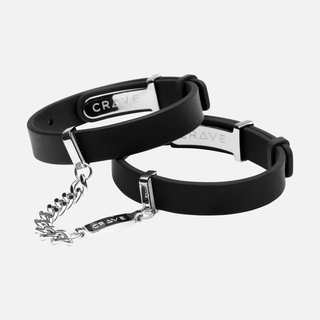 ID Handcuffs - Black & Silver