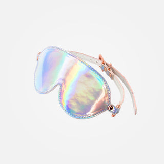 Cosmo Bondage Blindfold - Metallic Rainbow