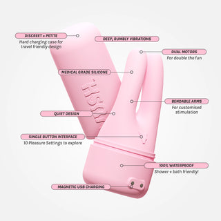 Swish Compact Dual Tip Vibrator