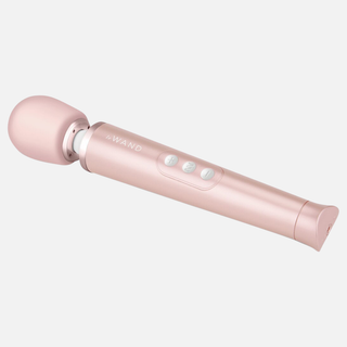 Le Wand Petite Rechargeable Wand Vibrator - Rose Gold