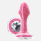 Stardust Non-Vibrating Anal Plug - Glam Pink