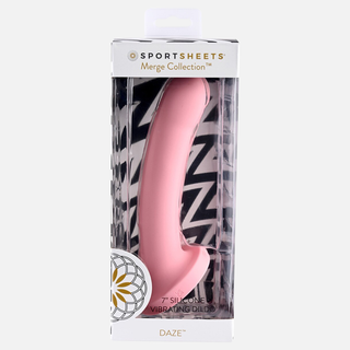 Daze Flexible Vibrating Dildo - 7"