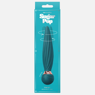 Sugar Pop Twist Teal Bullet Vibrator