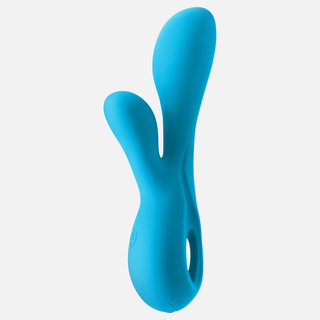 Revel Flexible Rabbit Vibrator-Galaxy Blue