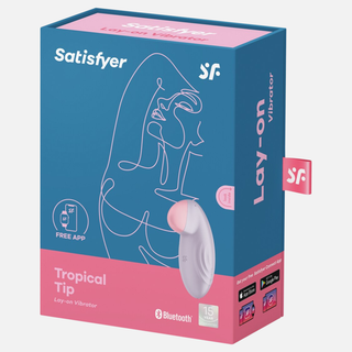 Tropical Tip Vibrator with App - Light Lilac