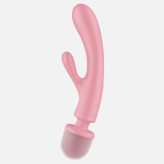 Triple Lover Wand Vibrator- pink