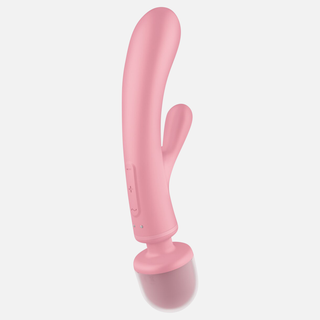 Triple Lover Wand Vibrator- pink