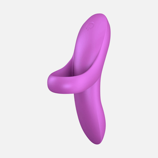 Bold Lover Finger Vibrator - Dark Pink