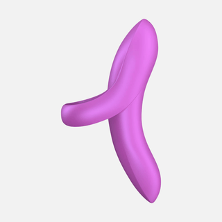 Bold Lover Finger Vibrator - Dark Pink