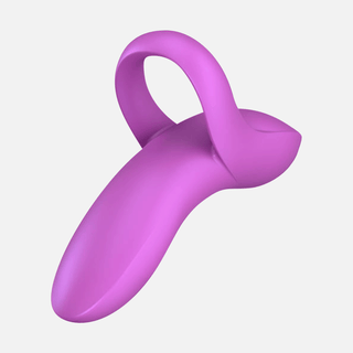 Bold Lover Finger Vibrator - Dark Pink