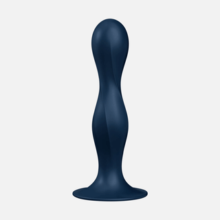 Double Ball-R Non Vibrating Dildo - Dark Blue