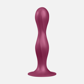 Double Ball-R Non Vibrating Dildo - Red