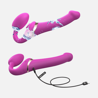 Multi-Orgasm Bendable Strap Sml - On Fuchsia