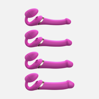 Multi-Orgasm Bendable Strap Sml - On Fuchsia