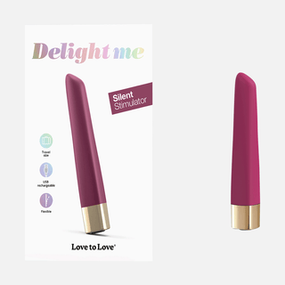 Delight Me Bullet Vibrator - Plum