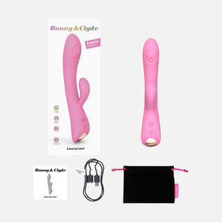 Bunny and Clyde Rabbit Vibrator - Pink Passion