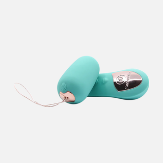 Petite Egg Wearable Vibrator with Remote Control - Blue