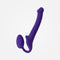 Strap-On-Me - Small Purple Semi-Realistic Bendable Silicone Wearable Strap-On Dildo