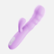 Textured Revolving Rabbit with Gyrating Shaft-Purple