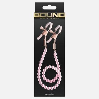 Bound Nipple Clamps DC1 -Pink