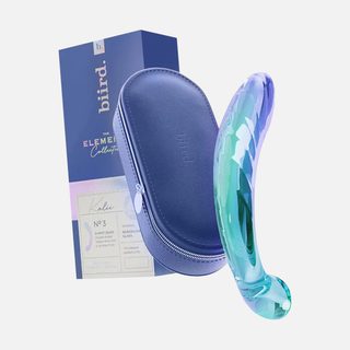 Kalii Glass G-spot Dildo-Teal