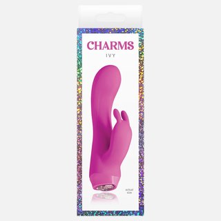 Charms Compact Rabbit Vibrator - Ivy Magenta