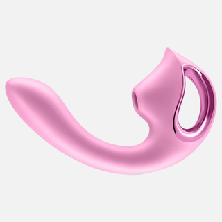 Seduction Kaia Air-Pulse Clitoral and G-Spot Vibrator - Metallic Pink