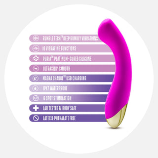 Aria Bangin' AF -  Purple Rechargeable G-Spot Vibrator