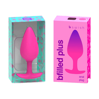 Bfilled Basic Plus Non Vibrating Anal Plug - Magenta