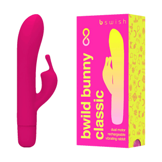 Classic Bunny Infinite Rabbit Vibrator - Sunset Pink