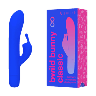 Classic Bunny Infinite Rabbit Vibrator - Pacific Blue