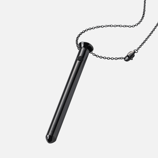 Vesper 2 Bullet Vibrator Necklace-Black