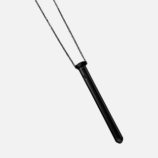 Vesper 2 Bullet Vibrator Necklace-Black