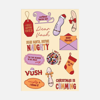 VUSH XMas Sticker Sheet