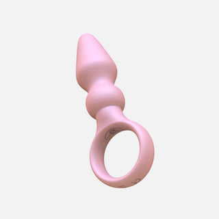 Fizz Vibrating Anal Plug Short - Pink