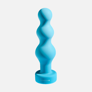 Plugged Up Vibrating  Anal Plug - Blue