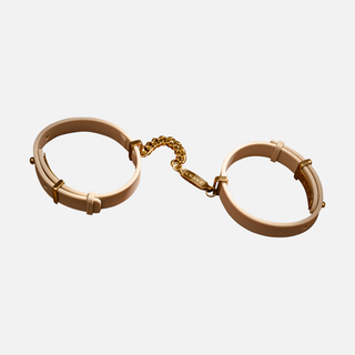 ID HandCuffs - Beige/ 24KT Gold