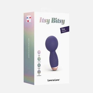 Itsy Bitsy Wand Vibrator - Midnight Indigo