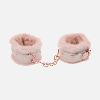 S&M Peaches n CreaMe Fur Handcuffs