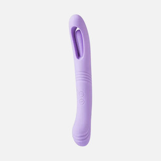 Harper Dual Motor Flicking Thumping Vibrator - Purple