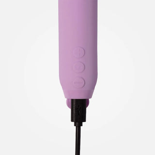 Duet - Rechargeable Lilac Silicone Textured Bullet Vibrator