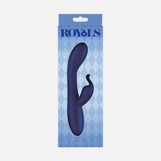 Royals Empress Rabbit Vibrator - Metallic Blue