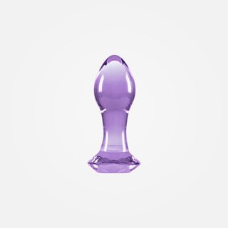 Crystal Gem - Purple Glass Anal Plug