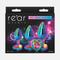 Rear Assets Anal Plug Trainer Kit- Multicolour Rainbow Heart