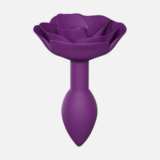 Open Roses Non Vibrating Butt Plug Small - Purple Rain