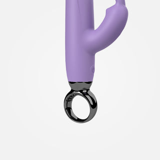 PrimO - Rechargeable Rabbit Vibrator with Ring Handle - Lilac