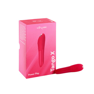 Tango X - Rechargeable Intense Bullet Vibrator - Cherry Red