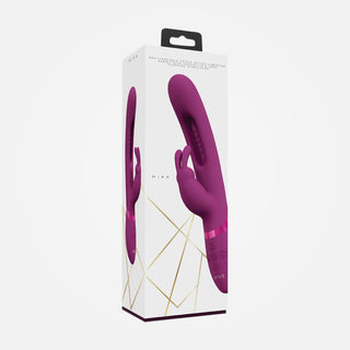 Mika - Rechargeable Pink Rabbit Vibrator with Flapping Shaft